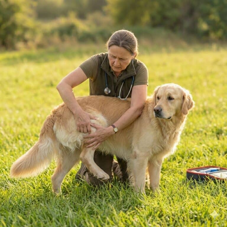 Kreuzbandriss beim Hund – mögliche Symptome